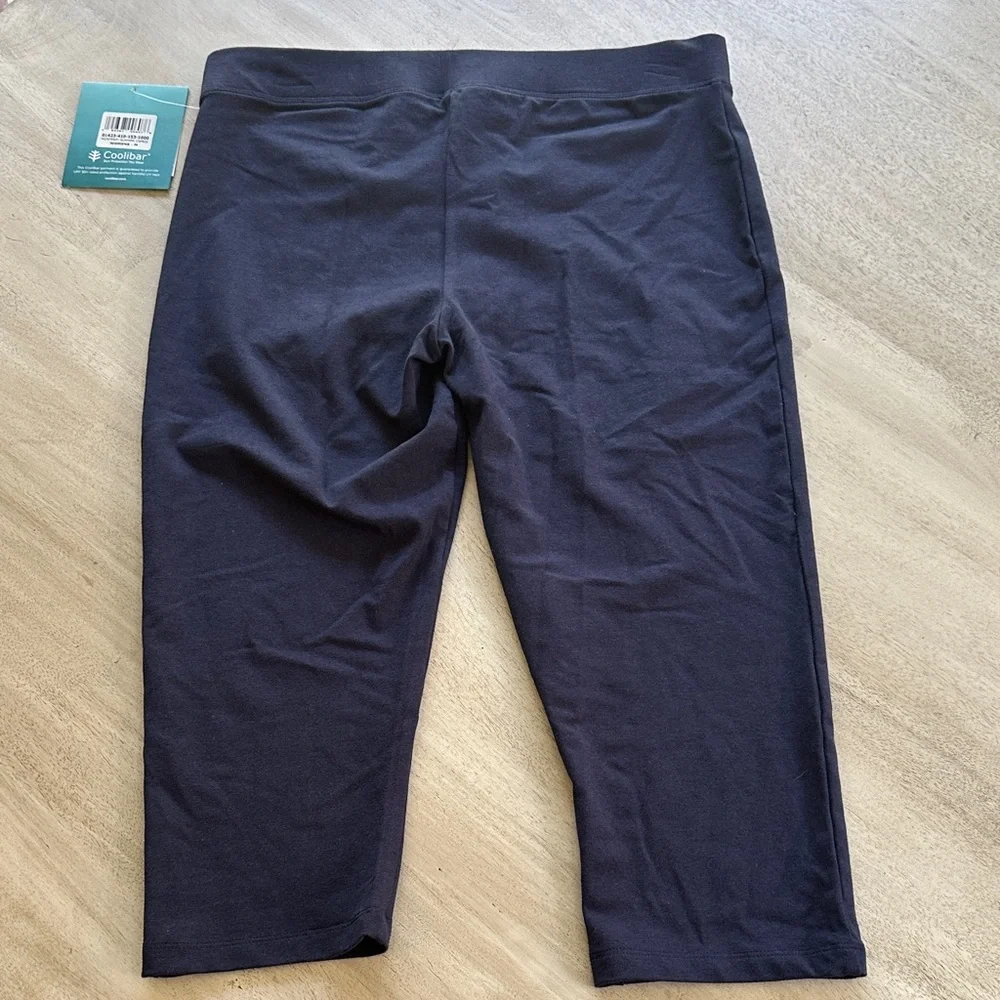 Coolibar Navy Capri Leggings - Picture 4 of 10